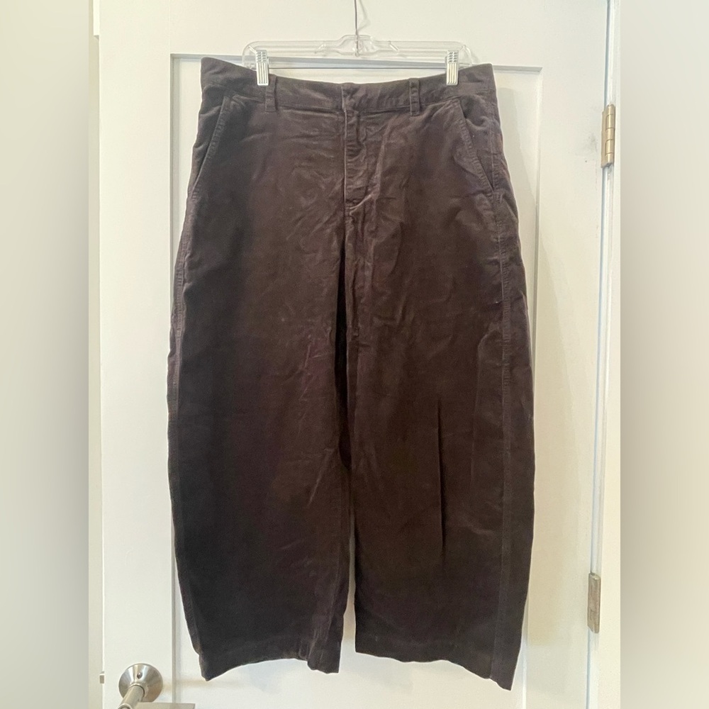 Gap High Rise Corduroy Tapered Ankle Trousers